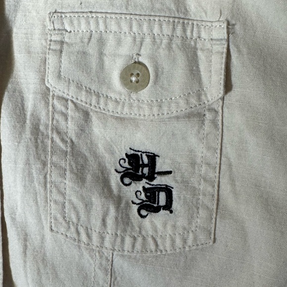 Harley-Davidson Vintage Button-Up Shirt – Size S (Tan, 2008) - Picture 2 of 6